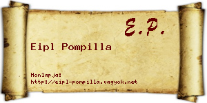 Eipl Pompilla névjegykártya